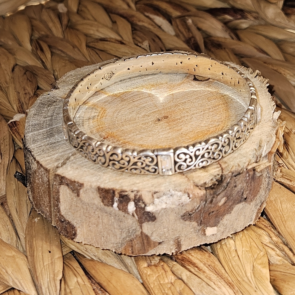 Brighton Silver Bracelet with Intricate Design